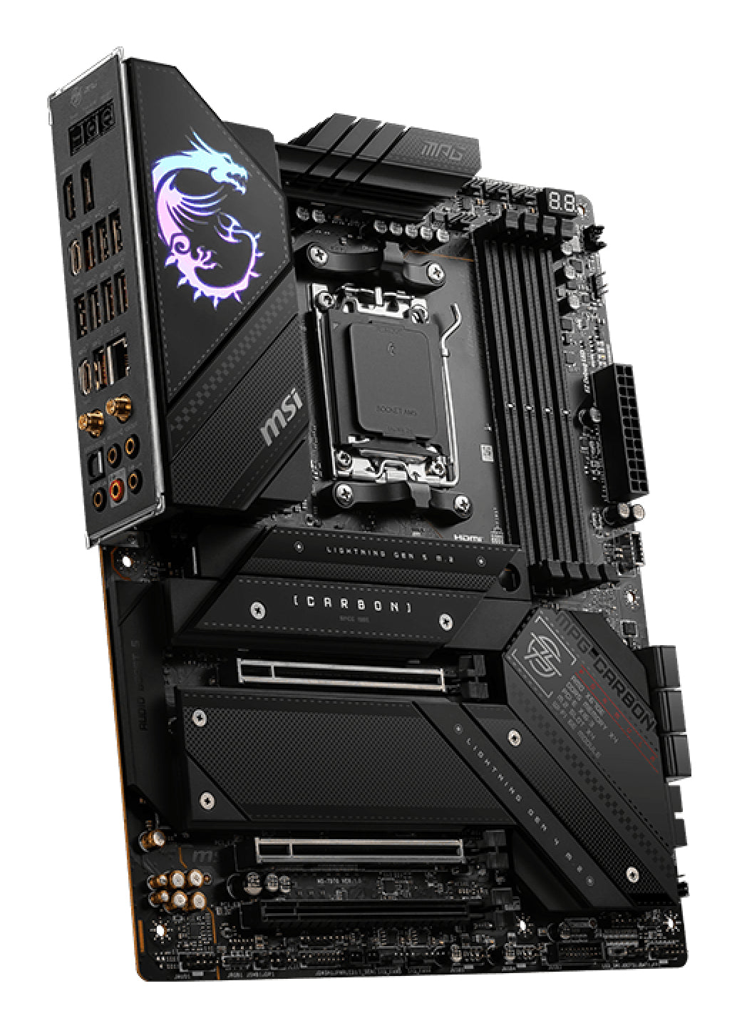 MSI MPG X670E CARBON WIFI Motherboard AMD X670 Sockel AM5 ATX