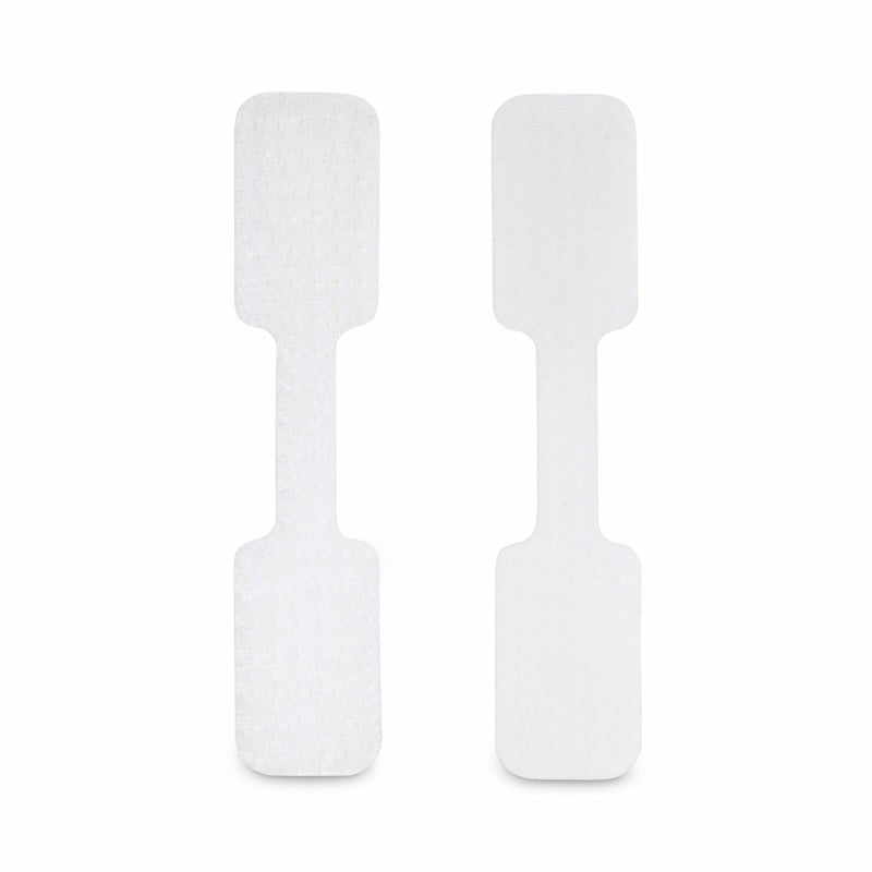 StarTech.com 9 cm Kabelschilder, 100 Stück, Weiß, Klettverschluss mit Beschriftungsfeld, Klettband Kabelbinder/Kabeletiketten für Kabelmarkierung, Kabelbeschriftung
