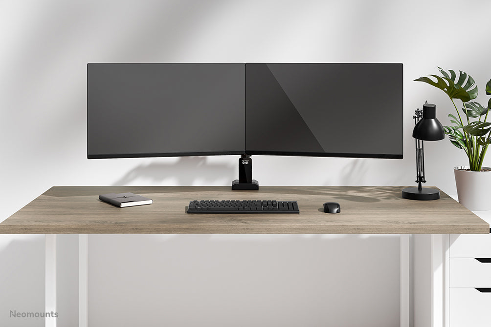 Neomounts DS60-600BL2 Monitorarm 10-32" - Quick Fix - 180°-Stopp