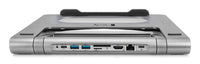 Techly ICA-NTB-DOCK91 Kabelgebunden USB 3.2 Gen 1 (3.1 Gen 1) Type-C Silber