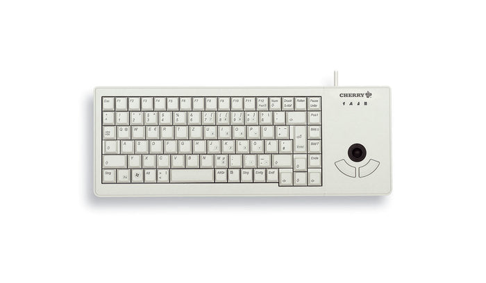 CHERRY XS Trackball Tastatur Universal USB QWERTY US Englisch Grau