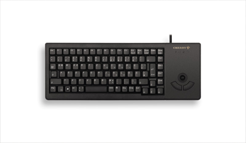 CHERRY XS G84-5400 TRACKBALL Kabelgebundene Tastatur, USB, Schwarz (QWERTZ - DE)