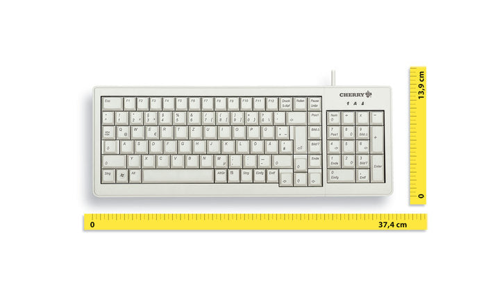 CHERRY XS Tastatur Haus USB QWERTZ Deutsch Grau