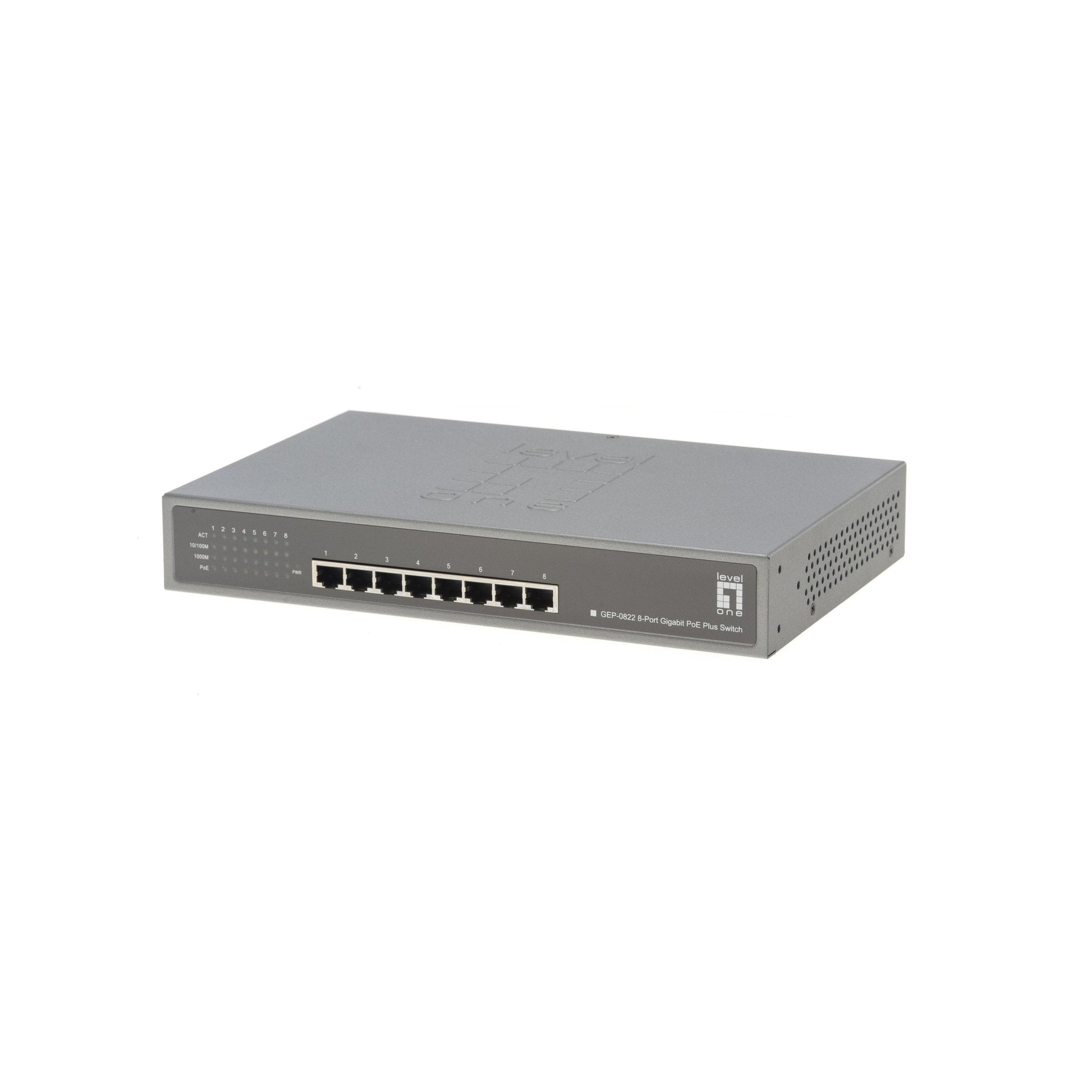 Level One GEP-0822: 8Port PoE Switch