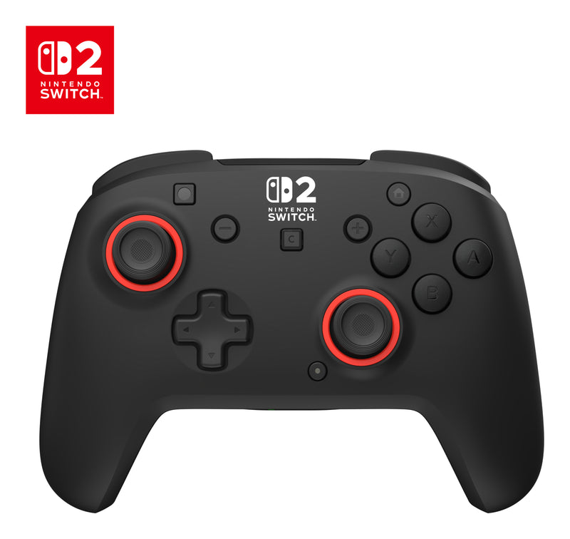 Turtle Beach Rematch Schwarz Kabelloser RGB-Gaming-Controller offiziell lizenziert für Nintendo Switch 2