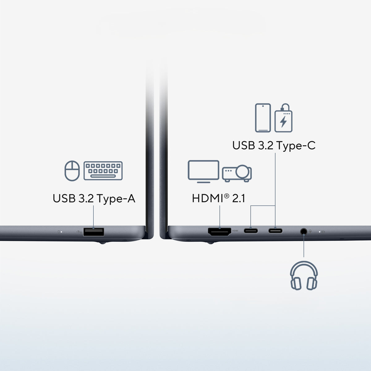 ASUS Zenbook 14 UX3480QA-SF003W Copilot+ PC Snapdragon X1-26-100 Laptop 35,6 cm (14") WUXGA 16 GB LPDDR5x-SDRAM 512 GB SSD Wi-Fi 6E (802.11ax) Windows 11 Home Blau