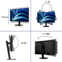 Philips 3000 series 27B2N3200A/61 Computerbildschirm 68,6 cm (27") 1920 x 1080 Pixel Full HD LCD Schwarz