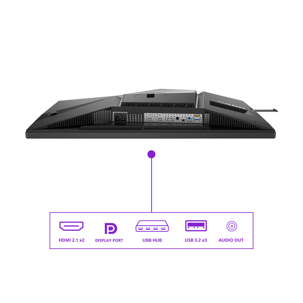 AOC AGON PRO AG326UD Computerbildschirm 80 cm (31.5") 3840 x 2160 Pixel 4K Ultra HD QD-OLED Schwarz