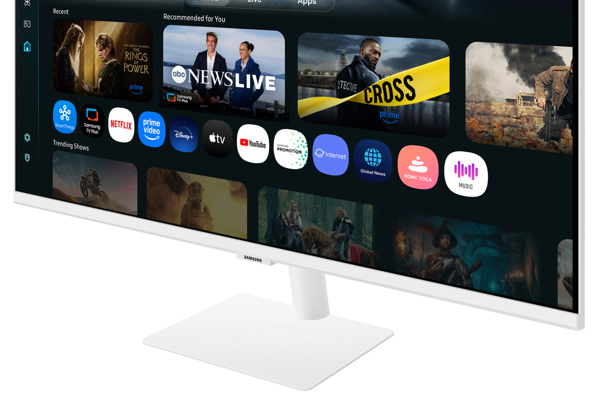 Samsung M7 M70F Computerbildschirm 109,2 cm (43") 3840 x 2160 Pixel 4K Ultra HD LCD Weiß