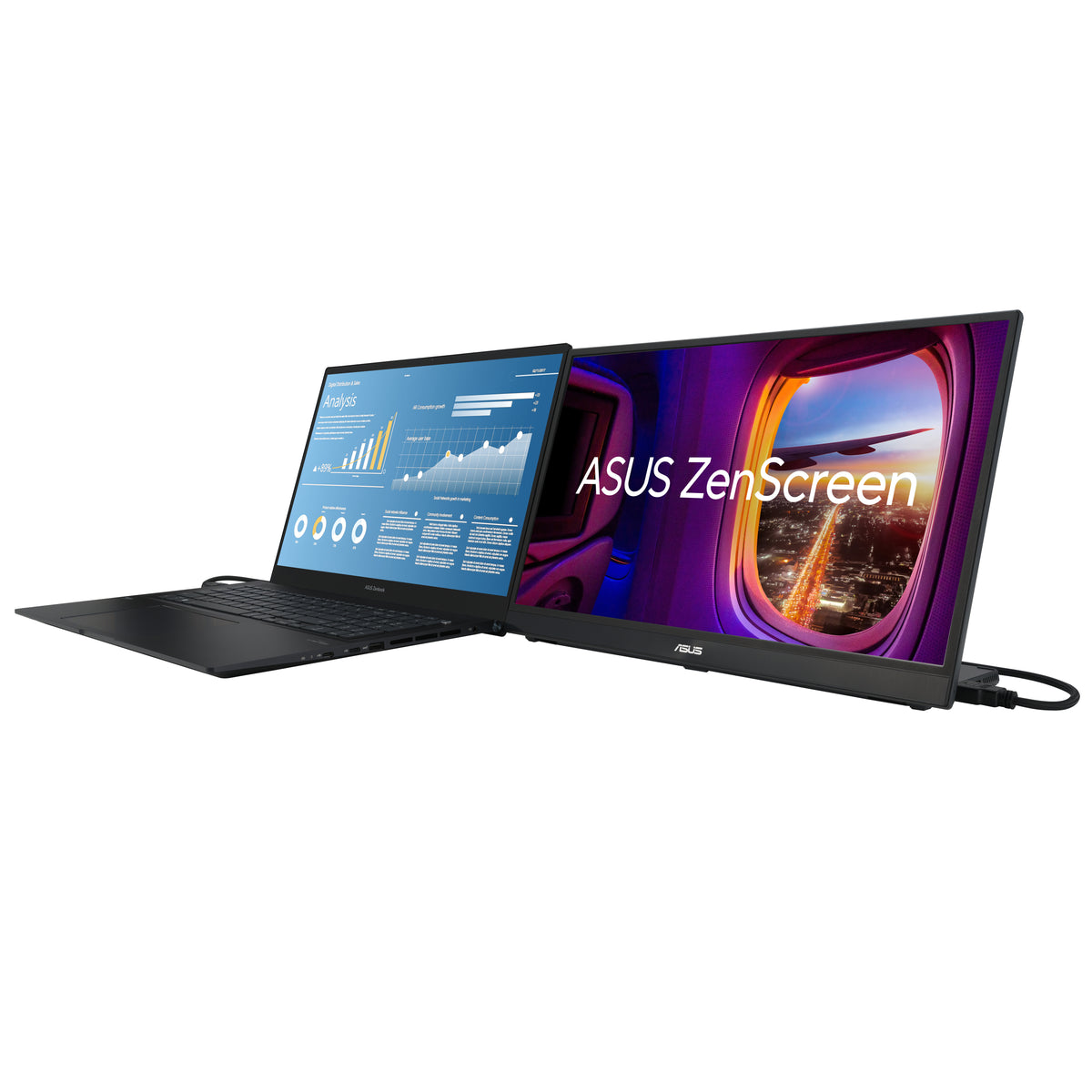ASUS ZenScreen MB17AHG Computerbildschirm 43,9 cm (17.3") 1920 x 1080 Pixel Full HD LCD Schwarz