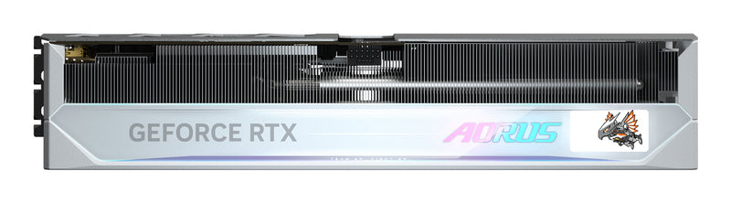 GIGABYTE AORUS GeForce RTX 5080 MASTER ICE 16G Grafikkarte - 16GB GDDR7, 256 Bit, PCI-E 5.0, 2805MHz Core Clock, 3 x DP 2.1a, 1 x HDMI 2.1b, NVIDIA DLSS 4, GV-N5080AORUSM ICE-16GD