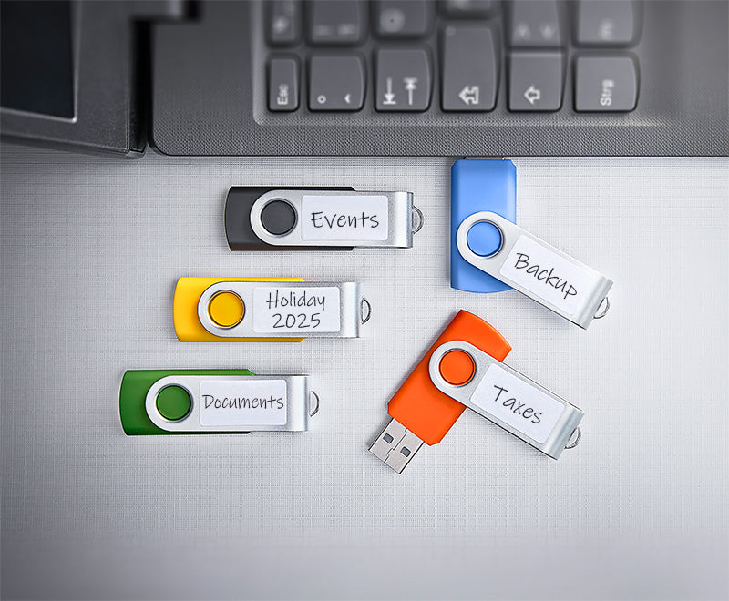 Intenso 5 x USB-Stick Office Line, 64 GB, USB-A, 3.2 Gen 1x1, bunt