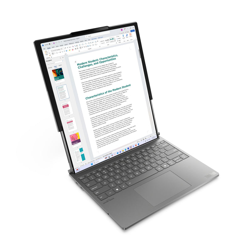 Lenovo ThinkBook Plus G6 Rollable Copilot+ PC Intel Core Ultra 7 258V Laptop 42,4 cm (16.7") 32 GB LPDDR5x-SDRAM 1 TB SSD Wi-Fi 7 (802.11be) Windows 11 Pro Schweiz Grau