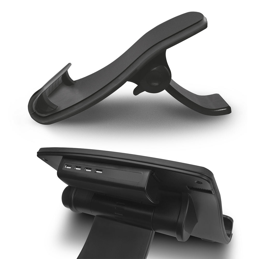 Supporto per laptop ACT, fino a 17", regolabile in altezza (6 posizioni), hub a 4 porte