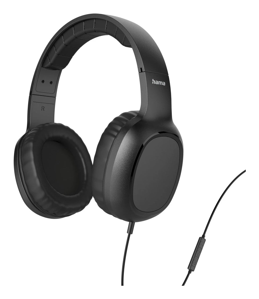 Hama 221784 OnEar Stereo KH Fun II Kopfhörer Kabelgebunden Kopfband Anrufe/Musik Schwarz