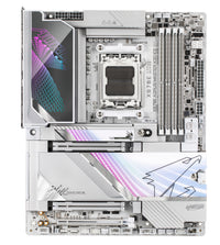 GIGABYTE X870E AORUS MASTER X3D ICE Mainboard – Unterstützt AMD Ryzen 9000 Prozessoren, 18+2+2-Phasen Digital-VRM, bis zu 9000 Hz DDR5 (OC), 2 x PCIe 5.0 + 3 x PCIe 4.0, Wi-Fi 7, 10 GbE LAN, USB 4