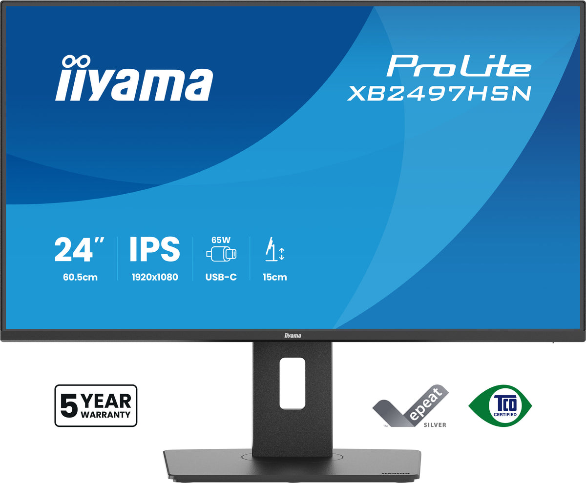 iiyama ProLite XB2497HSN-B1 Computerbildschirm 60,5 cm (23.8") 1920 x 1080 Pixel Full HD LED Schwarz