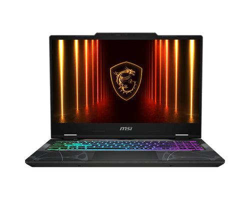 MSI Cyborg 15 B2RWFKG-401 Intel Core 7 240H Laptop 39,6 cm (15.6") Full HD 16 GB DDR5-SDRAM 512 GB SSD NVIDIA GeForce RTX 5060 Laptop GPU Wi-Fi 6E (802.11ax) Windows 11 Home Schwarz