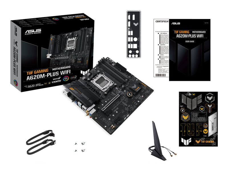 ASUS TUF GAMING A620M-PLUS WIFI AMD A620 Sockel AM5 micro ATX