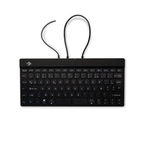 R-Go Tools Ergonomische Tastatur R-Go Split Break v2 mit Pausensoftware, geteilte Tastatur, AZERTY (FR), verkabelt, schwarz