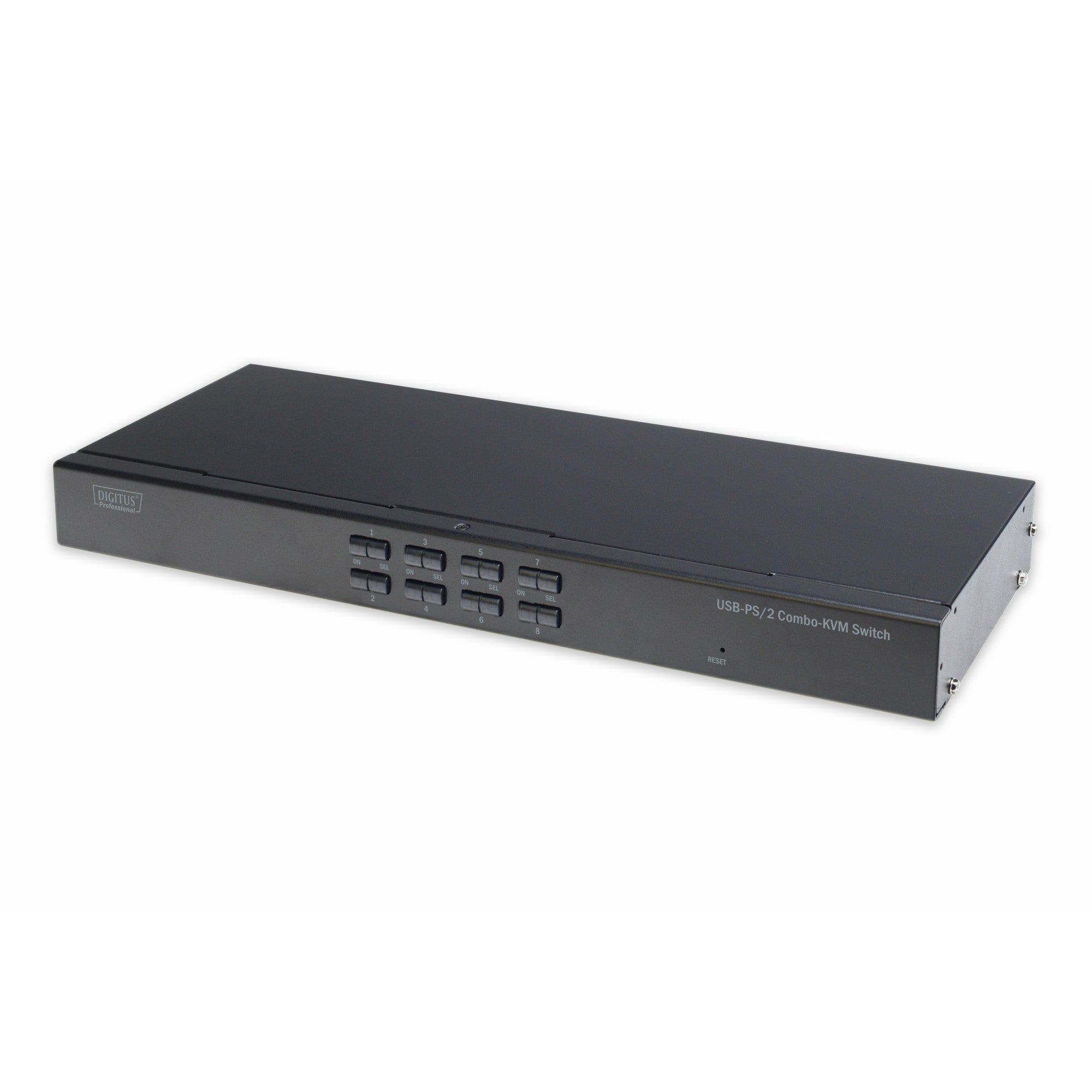 Digitus 8-fach Kombo-KVM Switch. 1 Benutzer. 8 PCs. Modul Slot für IP Modul DIGITUS Professional