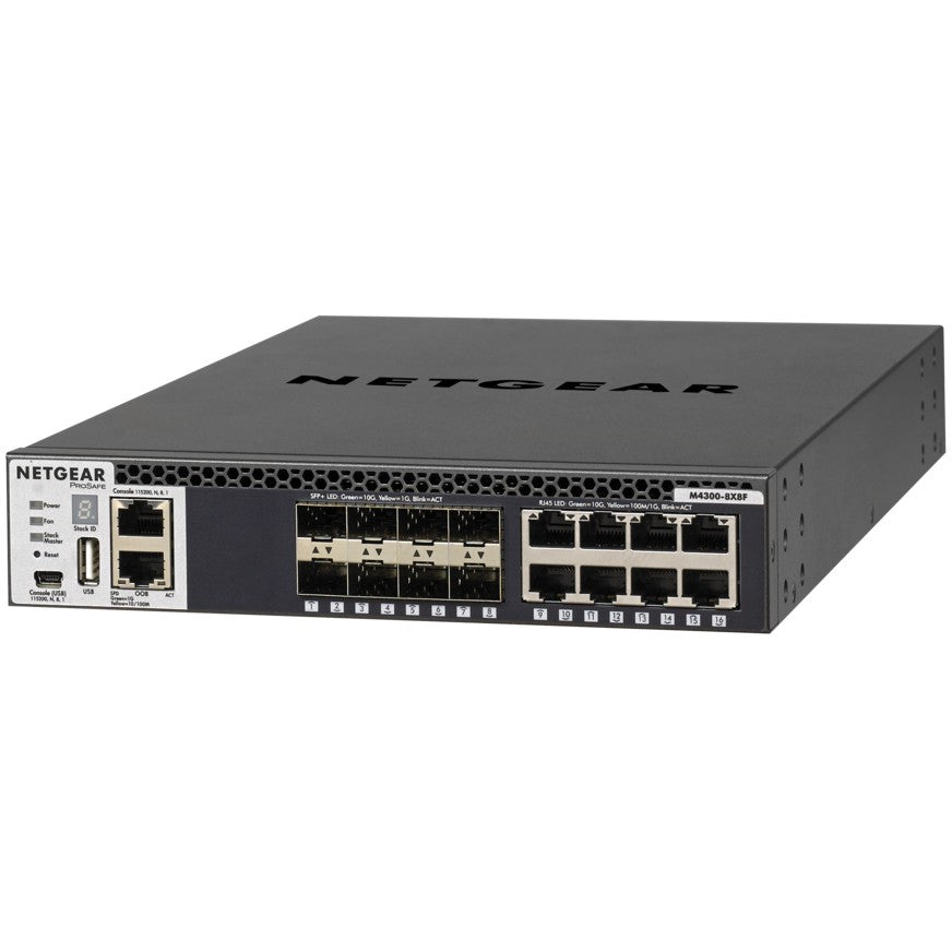 16P Netgear M4300-8X8F M RM SFP+