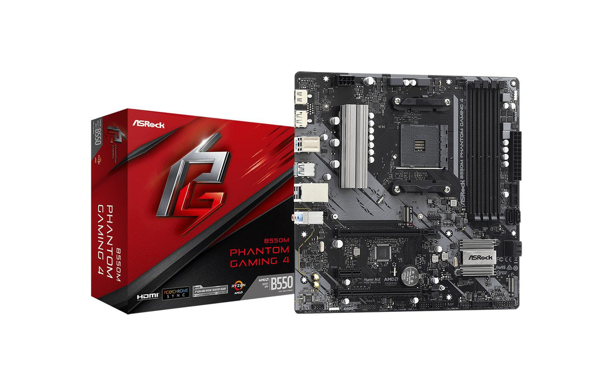 ASRock B550M Phantom Gaming 4 AM4 DDR4 Micro ATX