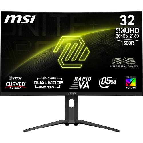 MSI MAG 321CUPDF Computerbildschirm 80 cm (31.5") 3840 x 2160 Pixel 4K Ultra HD LCD Schwarz