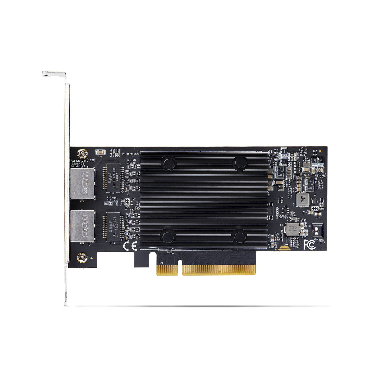 Scheda di rete Ethernet PCIe a 2 porte da 10 Gb StarTech.com, scheda di interfaccia di rete 10GbE, chipset Broadcom BCM57416, doppia porta RJ45 10GBase-T/Gigabit, scheda NIC, conforme TAA