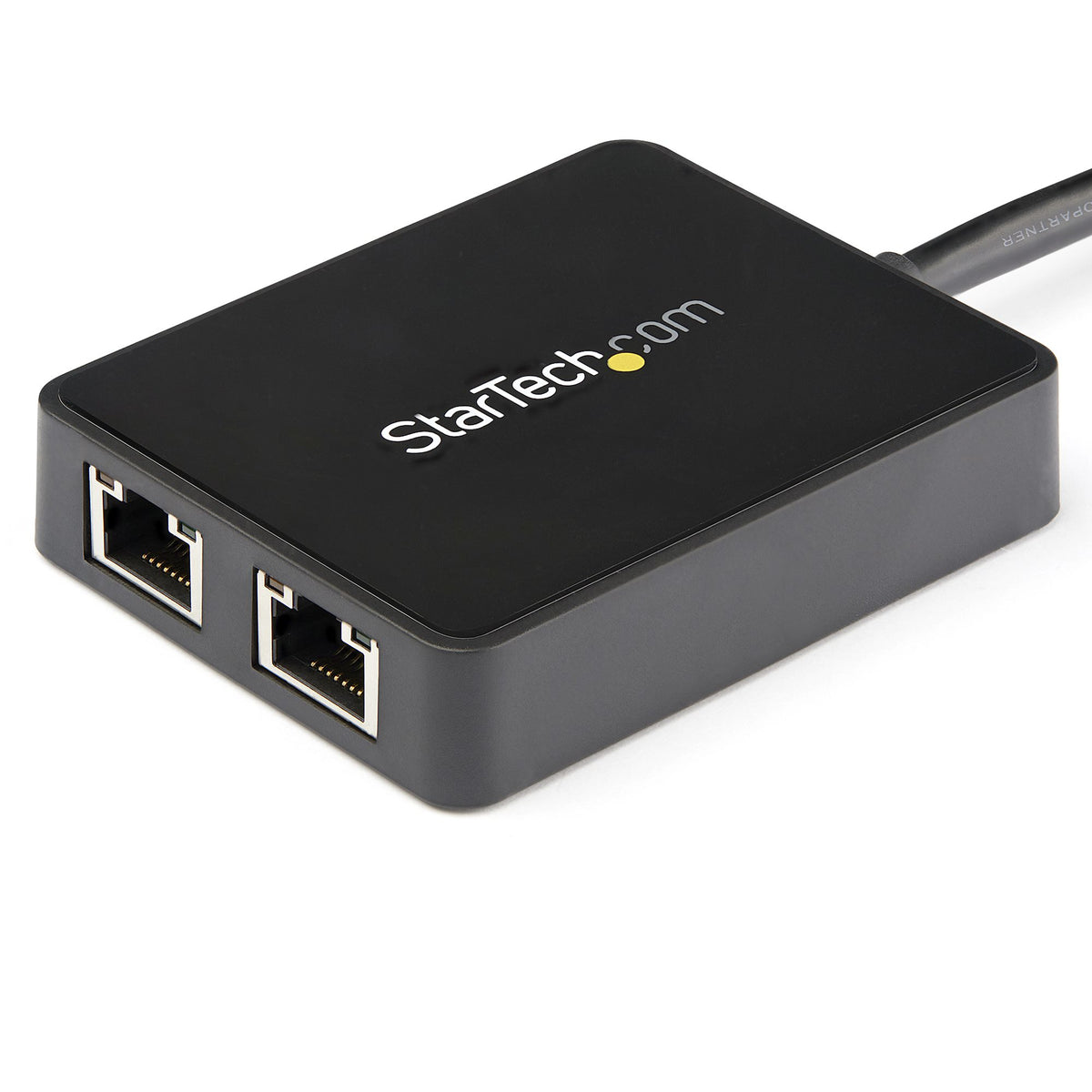 StarTech.com USB 3.0 auf Dual Port Gigabit Ethernet Adapter mit USB Anschluss - 10/100/1000 Mbit/s - USB Gigabit LAN Netzwerkadapter/NIC Adapter - Schwarz