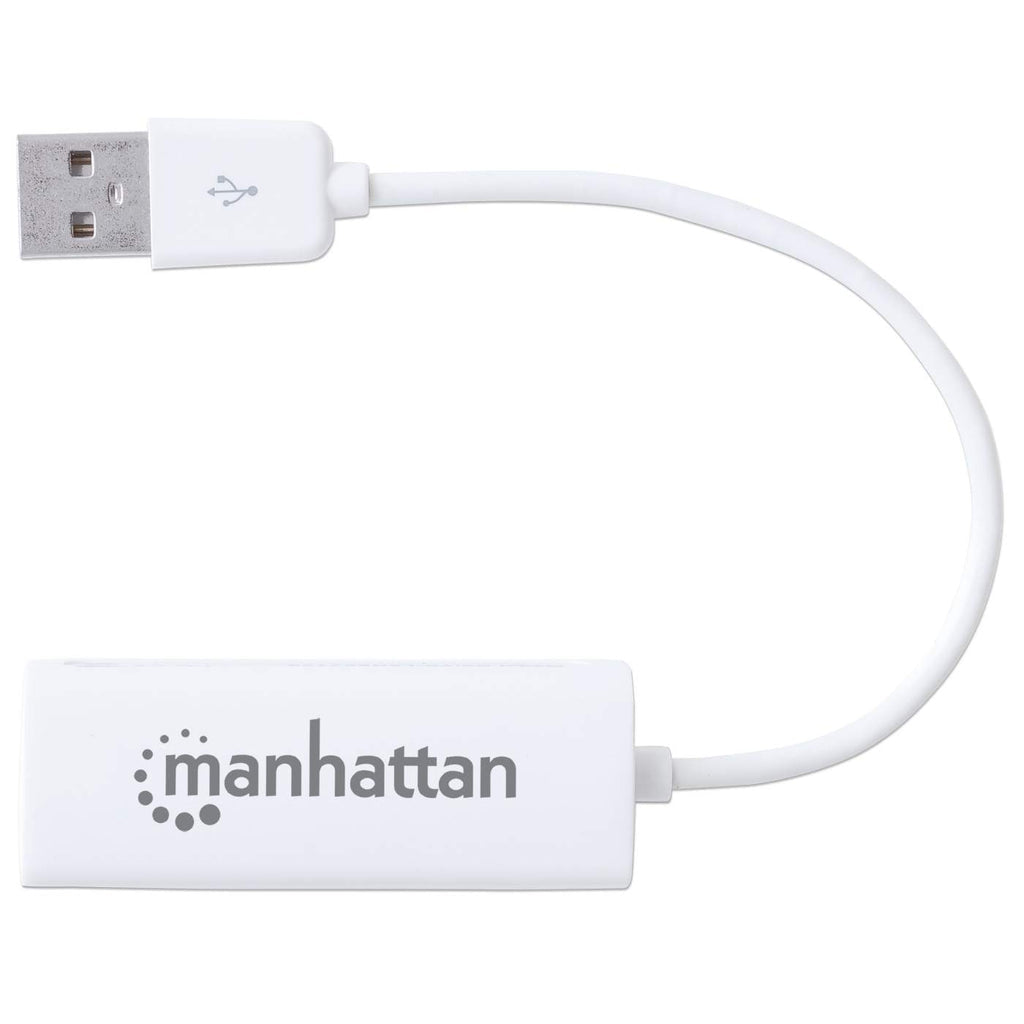 Manhattan USB-A auf Fast Ethernet Adapter, USB 2.0 auf 10/100 Mbit/s Fast Ethernet