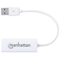 Manhattan USB-A auf Fast Ethernet Adapter, USB 2.0 auf 10/100 Mbit/s Fast Ethernet