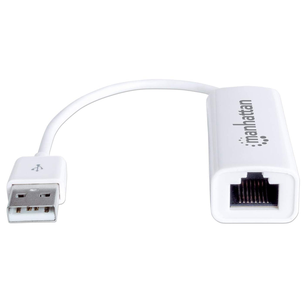 Manhattan USB-A auf Fast Ethernet Adapter, USB 2.0 auf 10/100 Mbit/s Fast Ethernet