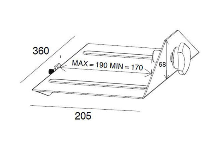 Multibrackets 7617 Zubehör für Monitorhalterung