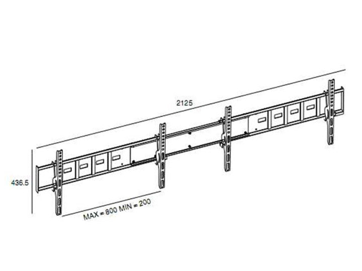Multibrackets 7808 Zubehör für Monitorhalterung