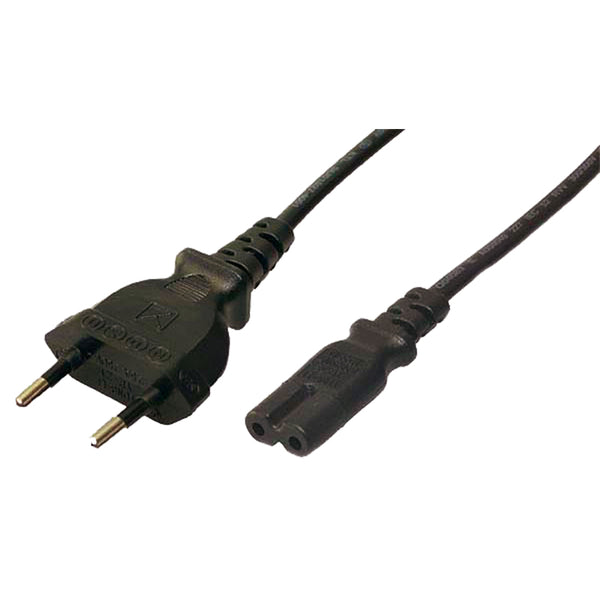 LogiLink CP092 Câble d'alimentation Noir 1,8 m Prise type C Connecteur C8