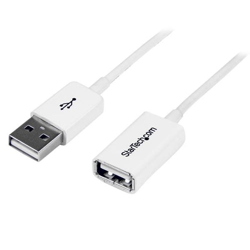StarTech 3m White USB 2.0 Extension Cable A to M/F