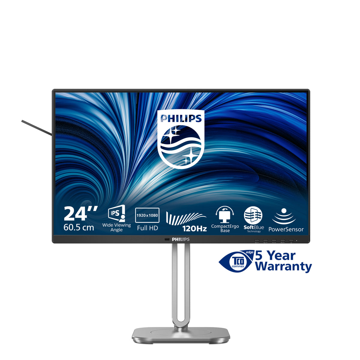 Philips 4000 series 24B2N4200/00 Computerbildschirm 60,5 cm (23.8") 1920 x 1080 Pixel Full HD LCD Grau