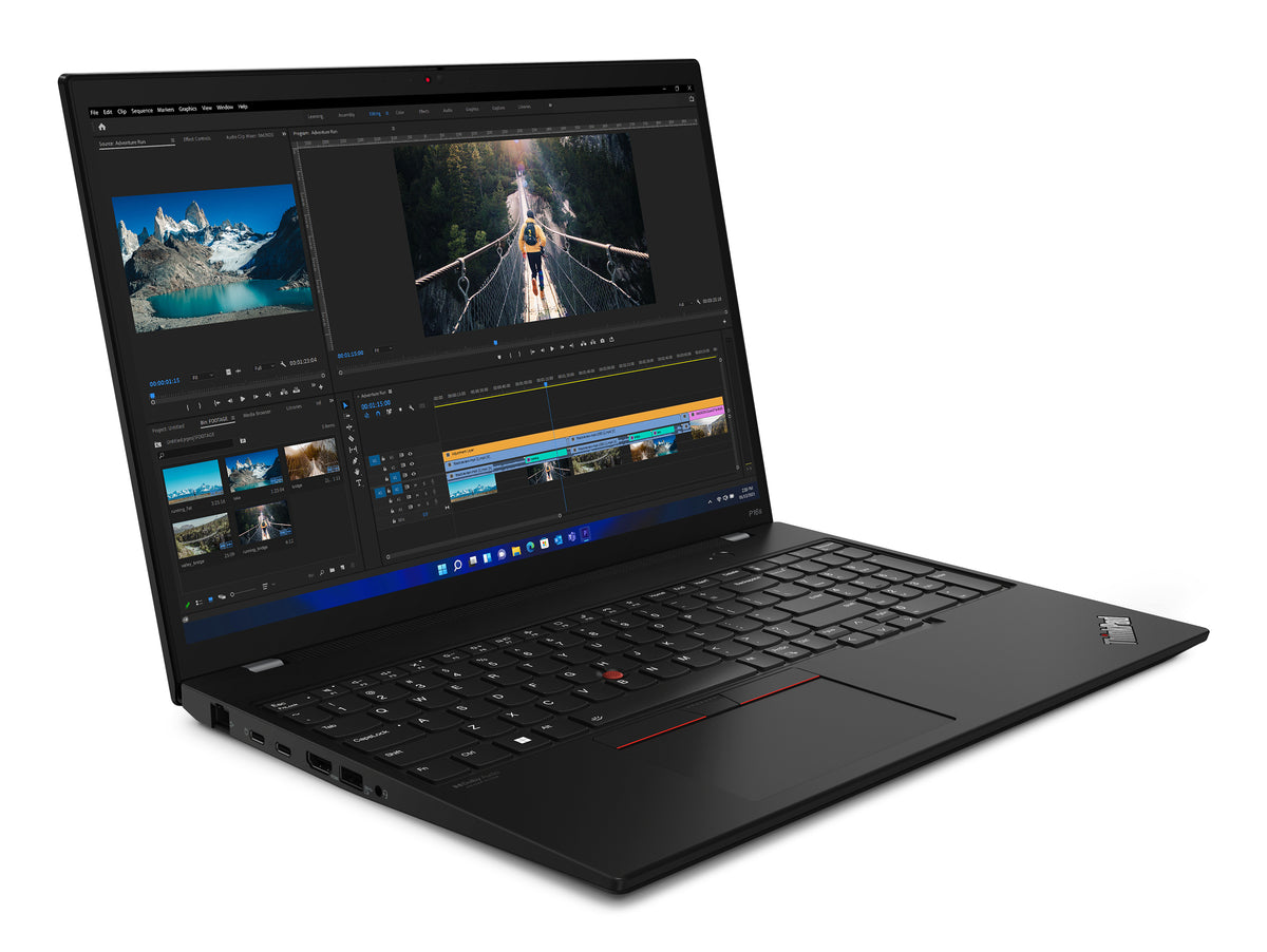 Lenovo ThinkPad P16s Gen 2 (AMD) AMD Ryzen™ 7 PRO 7840U Mobiler Arbeitsplatz 40,6 cm (16") Touchscreen WUXGA 32 GB LPDDR5x-SDRAM 1 TB SSD Wi-Fi 6E (802.11ax) Windows 11 Pro Deutsch Schwarz