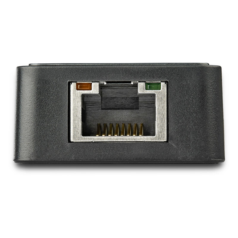 StarTech.com USB 3.0 Gigabit Ethernet Lan Adapter mit USB Port - Schwarz