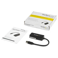 StarTech.com USB 3.0 Gigabit Ethernet Lan Adapter mit USB Port - Schwarz
