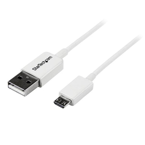 StarTech 2m White Micro USB Cable A to B