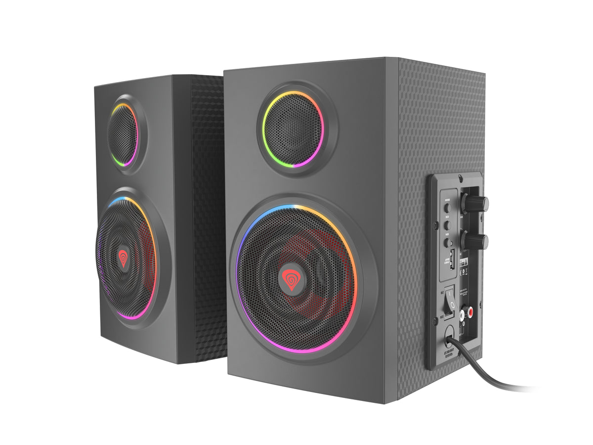 GENESIS Helium 300 BT Lautsprecherset 24 W PC/Laptop Schwarz 2.0 Kanäle 2-Wege Bluetooth