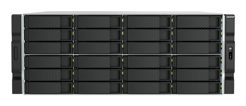 QNAP TS-h2477AXU-RP Speicherserver Rack (4U) AMD Ryzen™ 7 7745 32 GB DDR5 0 TB QNAP QTS Schwarz, Grau