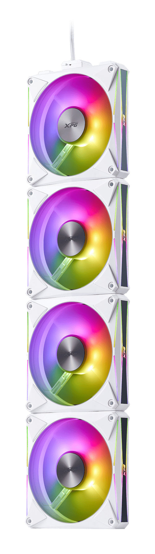 K COOLER XPG Hurricane MAG 120 ARGB PWM Lüfter 120mm weiß 4er Pack