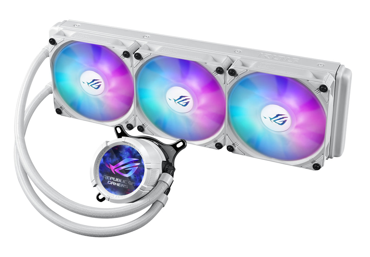 ASUS ROG Strix LC III 360 ARGB White Edition Prozessor All-in-One-Flüssigkeitskühler 12 cm Weiß