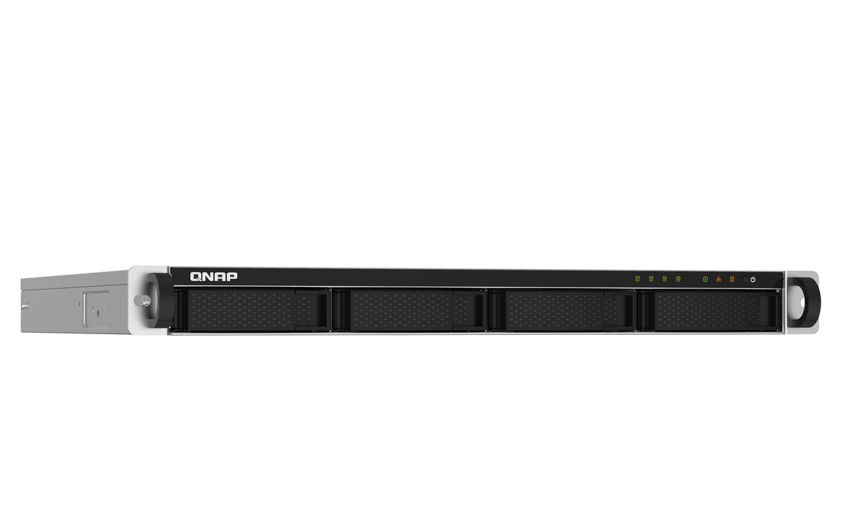 QNAP TS-432PXU NAS Rack (1U) Annapurna Labs Alpine AL-324 2 GB DDR4 0 TB QNAP Turbo System Schwarz