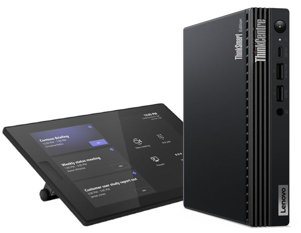 Lenovo ThinkSmart Tiny Kit Intel® Core™ i3 i3-13100T 16 GB DDR4-SDRAM 256 GB SSD Windows 11 IoT Enterprise Mini PC Mini-PC Black