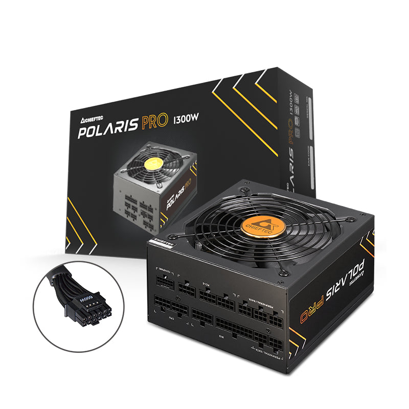 Chieftec Polaris PRO 1300W Netzteil 20+4 pin ATX ATX Schwarz