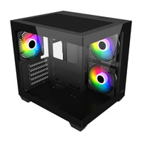 FSP S140-BA Gehäuse Mini Tower mITX, mATX Schwarz ARGB